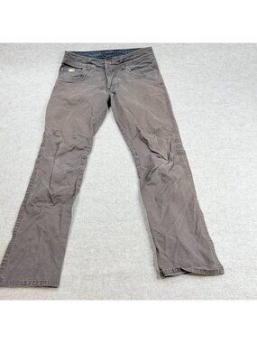 Kuhl Mens Pants 32 x 31 Brown Italian Snap Kanvus Jean